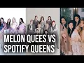 Download Lagu Who Are The Kpop Kings \u0026 Queens: Melon vs Circle vs Spotify | Domestic vs Global