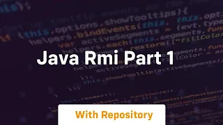 Java rmi part 1