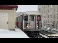 IRT Livonia Ave Line Manhattan and New Lots Ave bound 2 and 3 Trains Saratoga Ave R62 R142