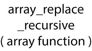 array - replace