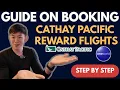 Booking flight using Cathay Pacific Airmiles Step-by-step