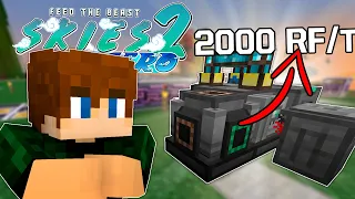 AUTOMATIZANDO O MELHOR GERADOR DO MEKANISM - GAS BURNING!! - Minecraft FTB Skies 2 Aero E09 (1.21.1)