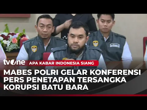 Konferensi Pers Mabes Polri Soal Penetapan Tersangka Dugaan Korupsi Pengadaan Batubara
