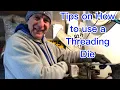 How to use a Split Threading Die adjust set the Holder tips help on making the perfect thread
