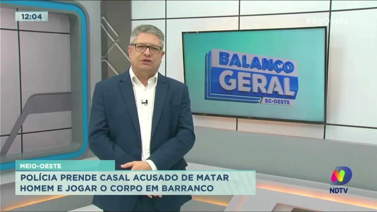 Polícia prende casal acusado de matar homem e jogar o corpo em barranco no Meio-Oeste