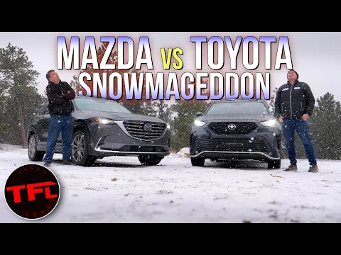 Download MP3 Toyota Highlander vs. Mazda CX-9 vs. Snowstorm: Which One Do You Want When It Turns Frosty & Frozen?