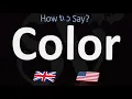 Download Lagu How to Pronounce Color? (2 WAYS!) UK/British Vs US/American English Pronunciation