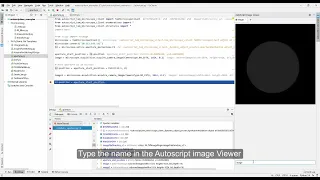 AutoScript Debugging scripts on example of apertures