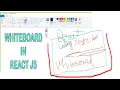 Whiteboard in React Canvas in React