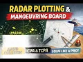 Nautical AcademyRadar Plotting Manoeuvring Board Explained Radar Navigation ROR application