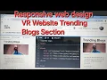 VR Website Trending Blogs Section Coding Practice-8 CCBP NXTWAVE HTML CSS BOOTSTRAP