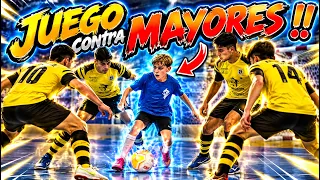 me SACAN mi primera TARJETA 🟥 en un FIN de SEMANA de PARTIDOS contra MAYORES ⚽