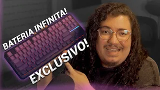 UM CURIOSO TECLADO SEM FIO...