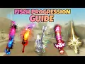 BEST RODS FISCH - FULL ROD Progression Guide Fisch Roblox
