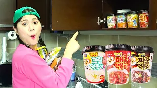 المعكرونة السوداء بورورو تتيوكبوككي              دونا العربية دندنها