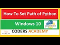 How to set Path of Python in Windows 7 and windows 10