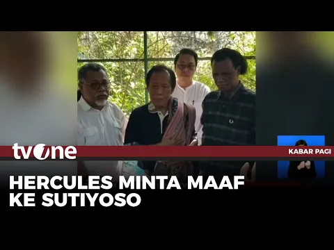 Hercules Bertemu Sutiyoso di Cibubur, Sampaikan Permintaan Maaf