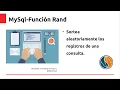 MySql-Funcion Rand