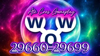 WORDS OF WONDERS CROSSWORD PUZZLE Level 29660-29699