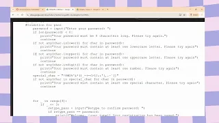 User Registration Python Program - MIDTERM