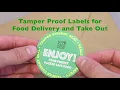 Tamper Evident Seals for Food Delivery Enjoy Your Freshly Packed Safe Food