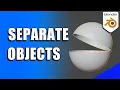 How to Separate Objects in Blender 3D - Micro Tip