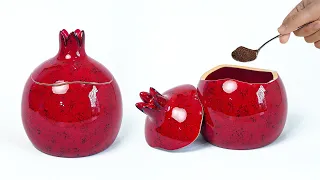 Coffee pot / Sugar pot making || DIY pot making