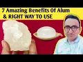 7 Amazing Benefits Of ALUM You Need To Know Benefits Of Healing Stone ALUM