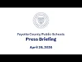 April 2026 FCPS Press Briefing