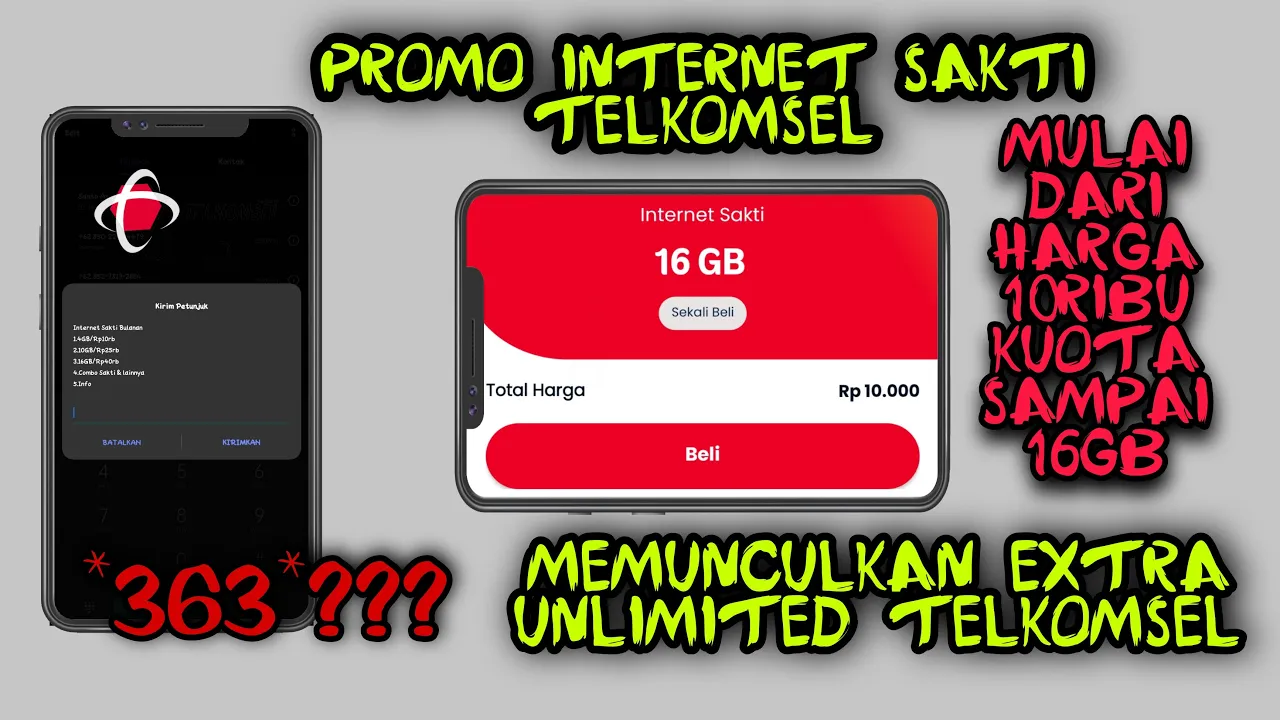 Cara beli paket unlimited Telkomsel 2022 - Tanpa OMG 🔥