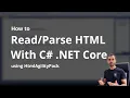 C Html Reader C HTML Parser HTMLAgilityPack