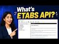 What s is Etabs API A Complete Introduction to Etabs API