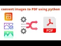 convert images to PDF using python