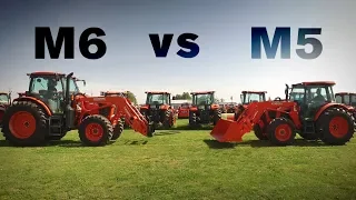 Kubota M Series Tractor Walk Around Comparison M5 vs M6