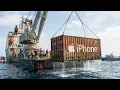 $280,000,000 iPhones Container Found Deep Under the Sea | Real Salvage Recovery