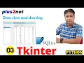 Dynamic SQLite Table Viewer and Data Sorting with Tkinter and Pandas