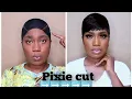 How To Make a Quickweave Pixie Cut Look Natural 27pce