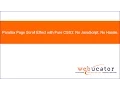 Parallax Page Scroll Effect with Pure CSS3 No JavaScript No Hassle