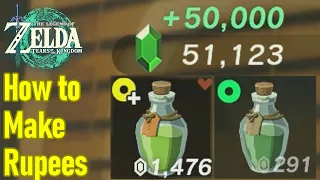zelda tears of the kingdom how to get rupees