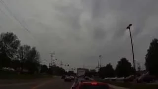 Quickway Truck passes bicycle WAY TOO CLOSE