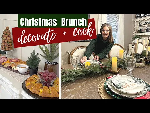 Download MP3 BEST CHRISTMAS BRUNCH DECORATE \u0026 RECIPES | HOLIDAY PARTY PREP | CHRISTMAS TABLESCAPE