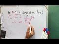 164 cm height in feet 164 cm me kitne feet hote hai Hindi Surendra Khilery