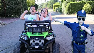 غزل وزين وتيم حلقات جديدة والبوب ات وعمو الشرطي يعلمهم السلوك الصحيح 