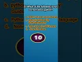Which one is not correct about python