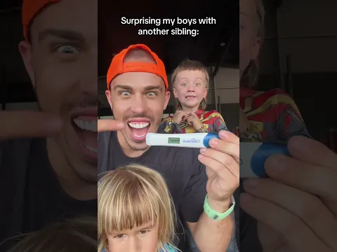 Surprising my boys with another sibling 🤷‍♂️🫣💖 #pregnant #family #candyken #pregnancy #baby