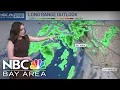 Forecast Wet weather headed to Bay Area