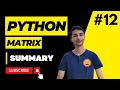 Master Matrix In Python Basics Dot Product Cross Product IIT Madras BS Degree