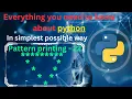 Pattern printing 22 hollow reverse full pyramid pattern printing in python python full course