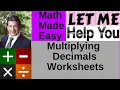 Multiplying Decimals Worksheets