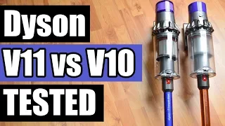 Download Dyson V11 vs V10 Cordless Vacuum TESTS / REVIEW / COMPARISON MP3